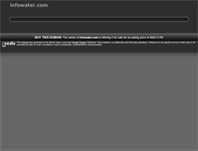 Tablet Screenshot of infowater.com